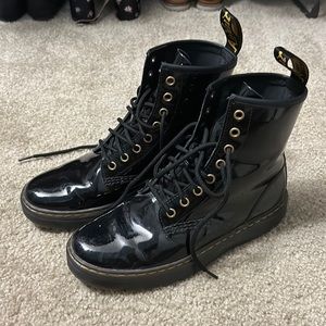 Dr Martens Zavala patent leather boot, size 39 EU/8 US